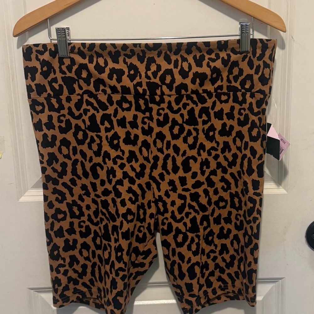Wild Fable Tan Leopard Print Shorts